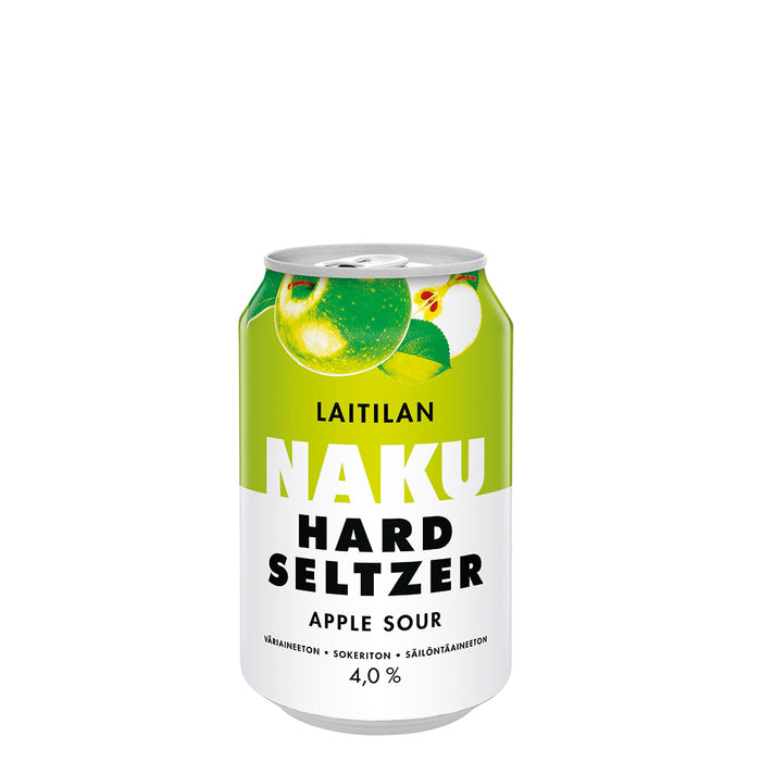 Laitilan Naku Hard Seltzer Apple Sour