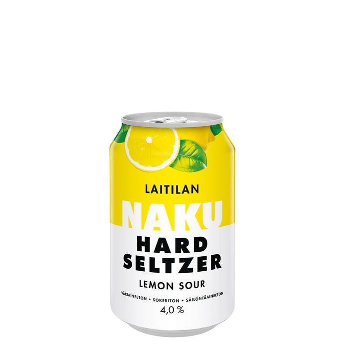Laitilan Naku Hard Seltzer Lemon Sour