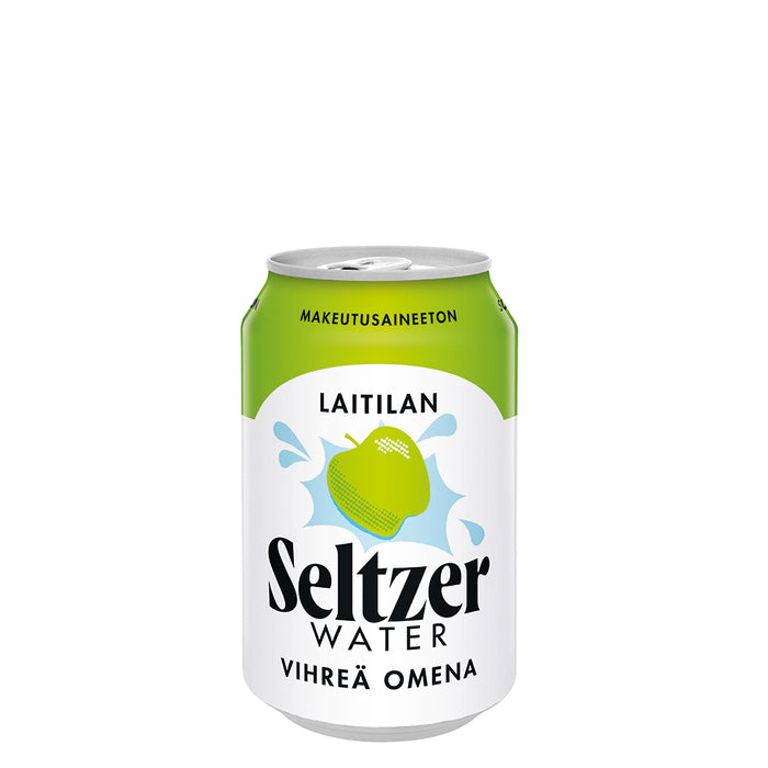 Laitilan Seltzer Water Vihreä Omena
