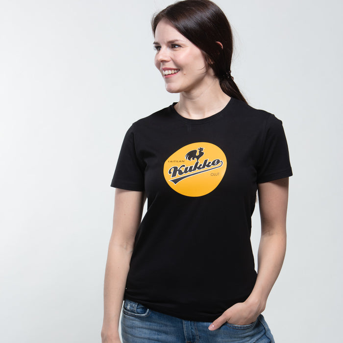 Kukko-t-paita, tyköistuva malli naisille